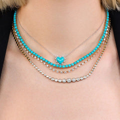 Turquoise Heart Necklace