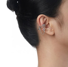 Earcuffs de Plata colgantes