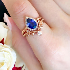 Cultured Sapphire Royalty Ring