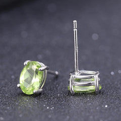 Studs Peridoto oval