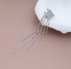 Earcuff de un lado - Luna con colgantes