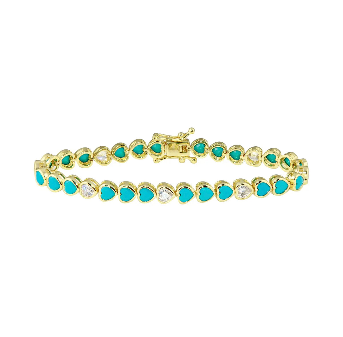 Turquoise heart tennis