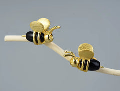 Aretes de Abejita Dorado