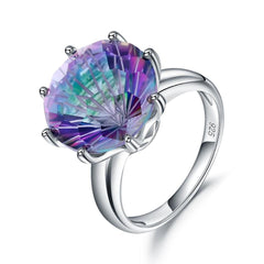 Anillo Aurora de Cuarzo Tornasol