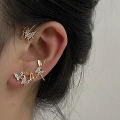 Earcuff de Muchas Maripositas