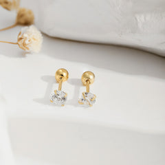 Studs brillantes 4 mm