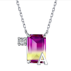 Letter Y with Ametrine