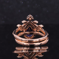 Cultured Sapphire Royalty Ring