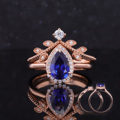 Cultured Sapphire Royalty Ring